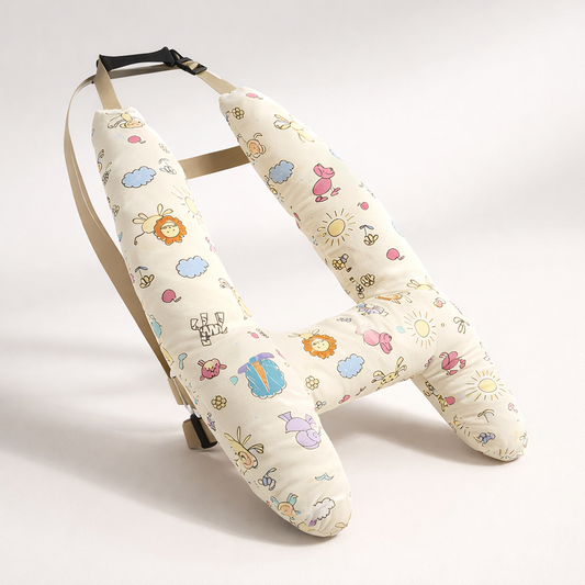 DriveDream™ H-Shape Safety Pillow - Sleep Safe. Ride Comfortable. Arrive Refreshed.